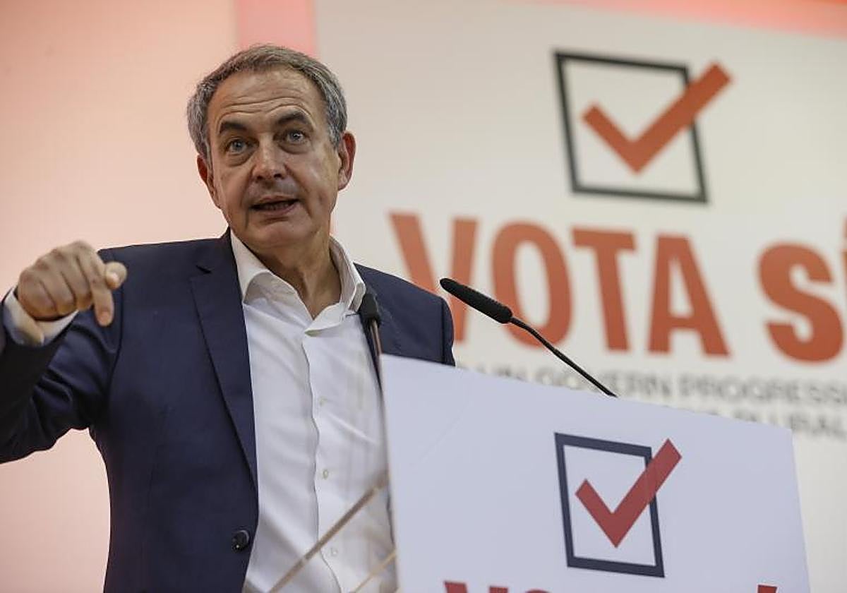 El expresidente del Gobierno José Luis Rodríguez Zapatero