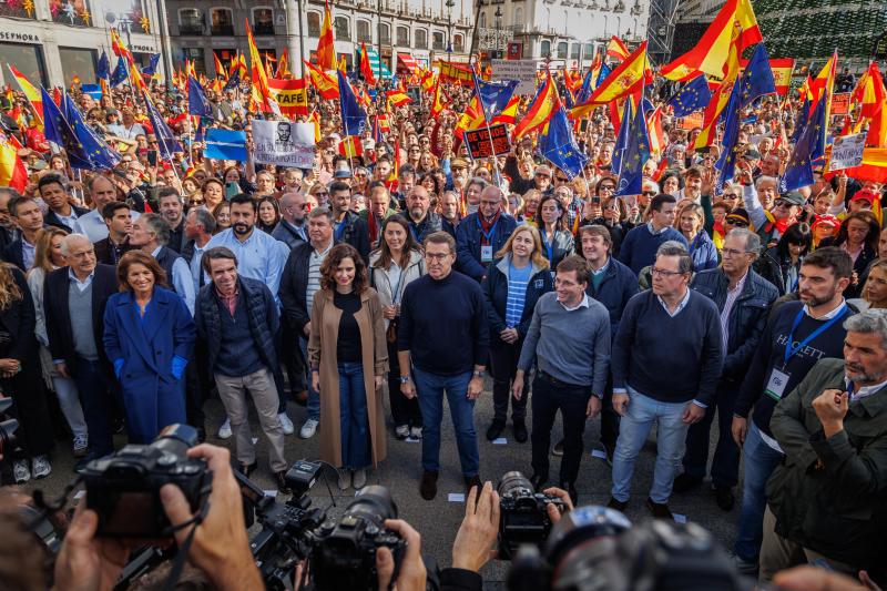 Miembros del Partido Popular en las protestas de Sol 