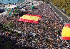 'No' masivo de Andalucía a la amnistía de Sánchez: más de 160.000 personas protestan en la calle