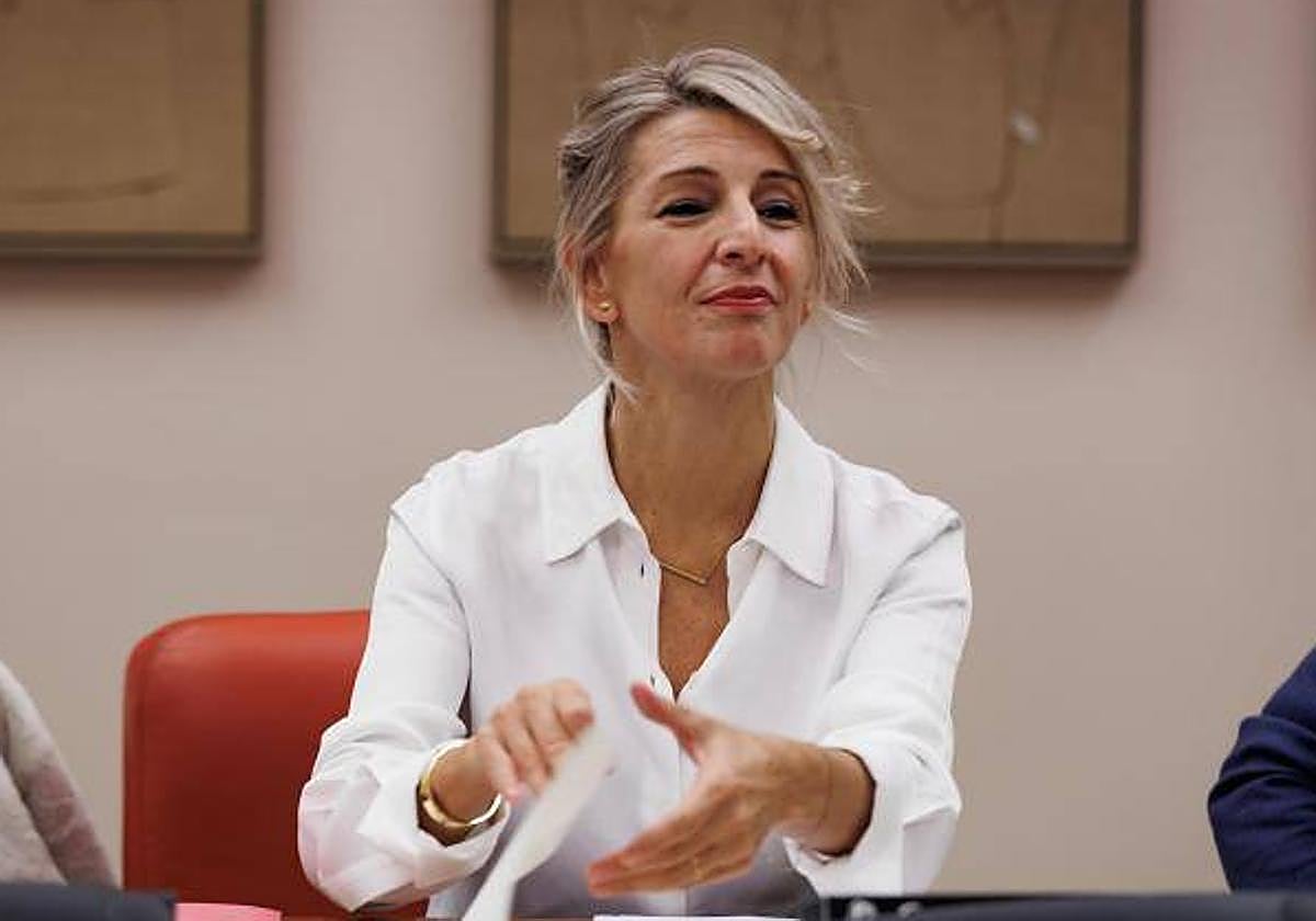 La líder de Sumar, Yolanda Díaz