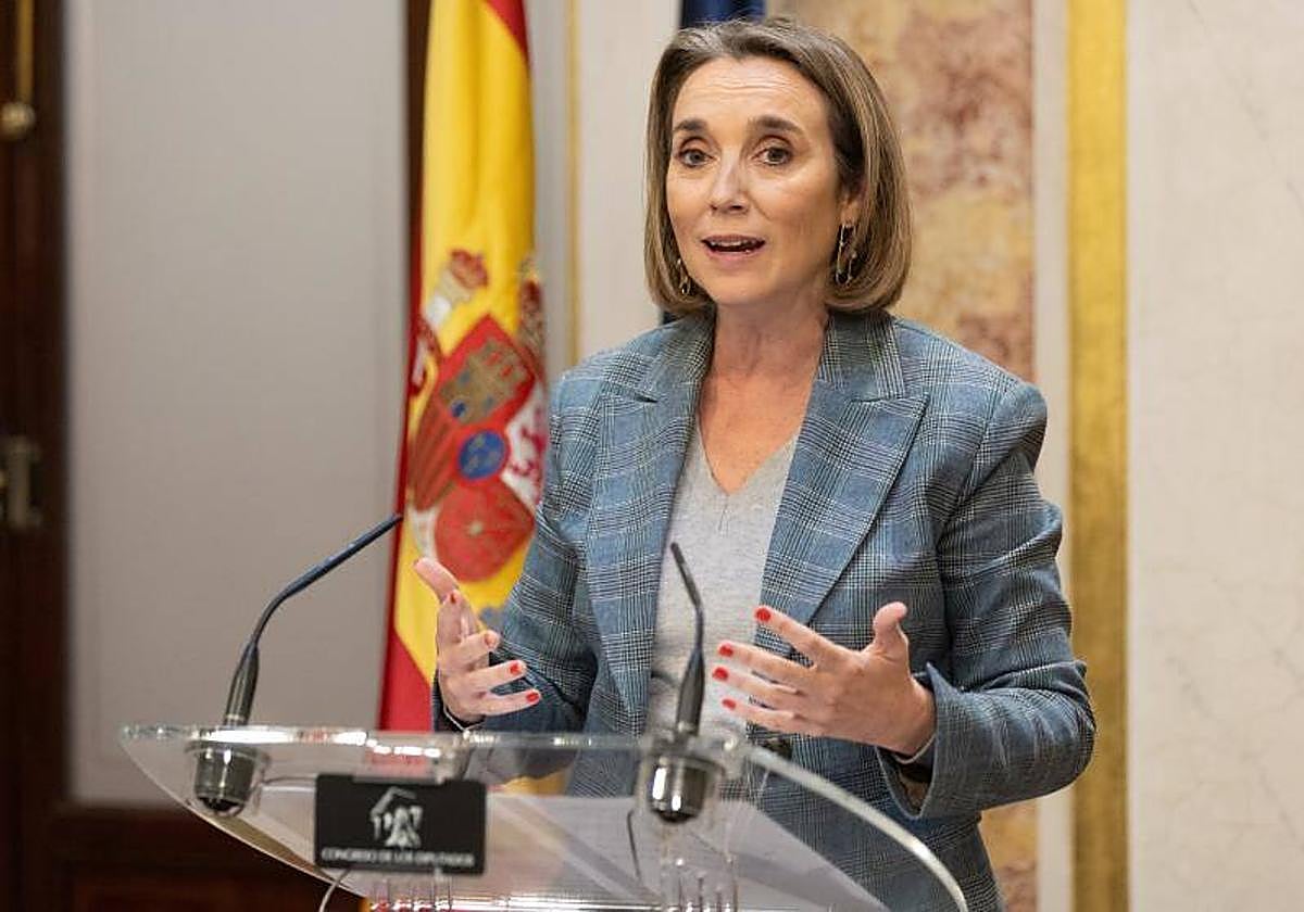 La secretaria general del PP, Cuca Gamarra