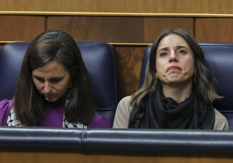 Irene Montero, en el Congreso