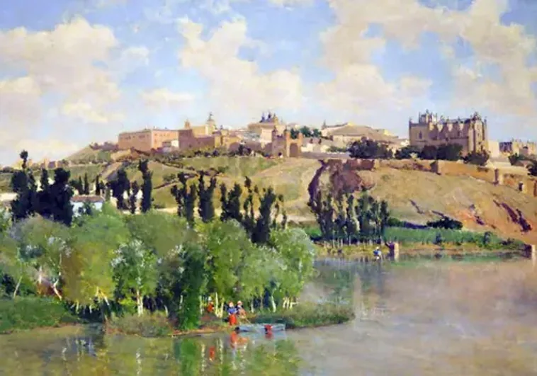 Aureliano de Beruete, Vista de Toledo.  Museo de Santa Cruz, Toledo