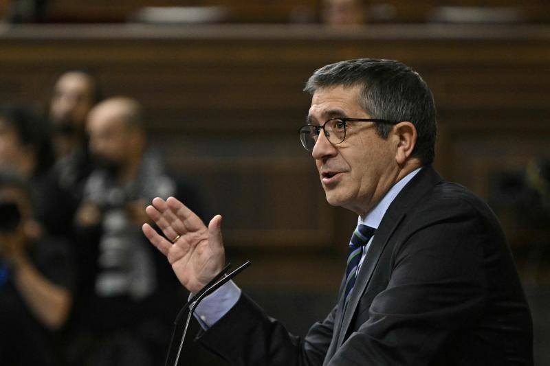 El portavoz del PSOE en el Congreso Patxi López 