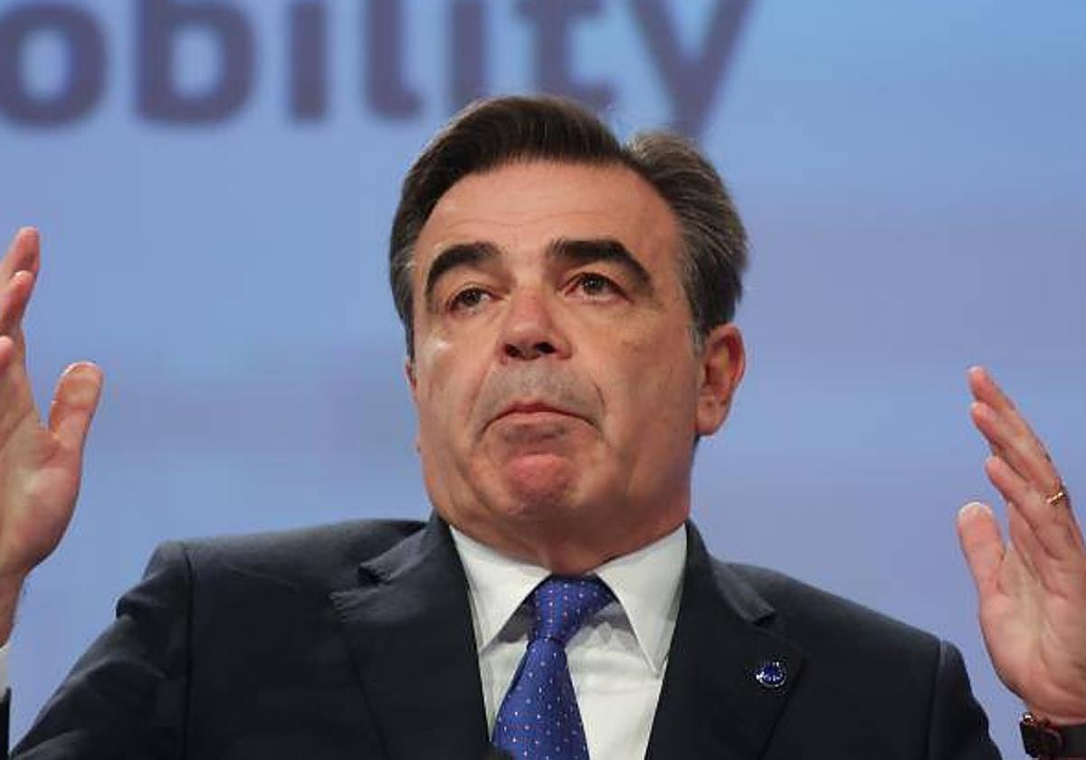 El vicepresidente de la Comisión Europea (CE), Margaritis Schinas