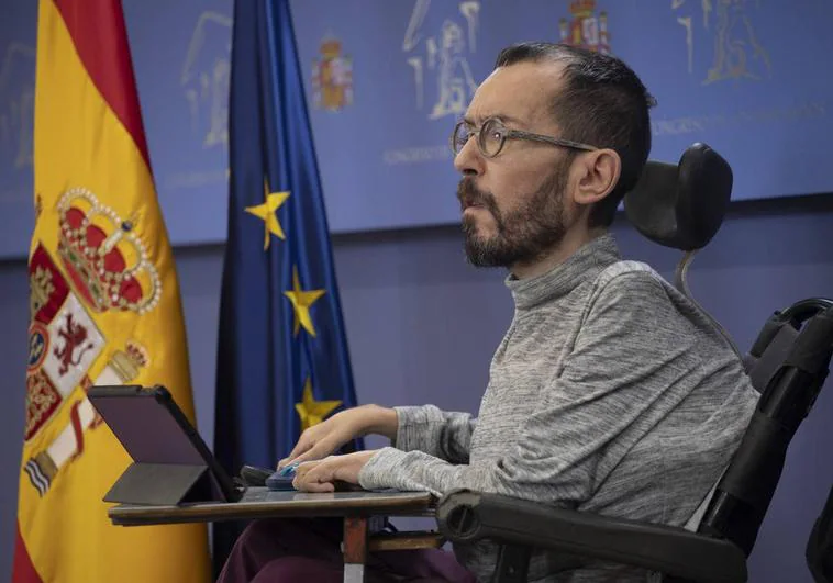 Pablo Echenique, en el Congreso en una imagen de 2022