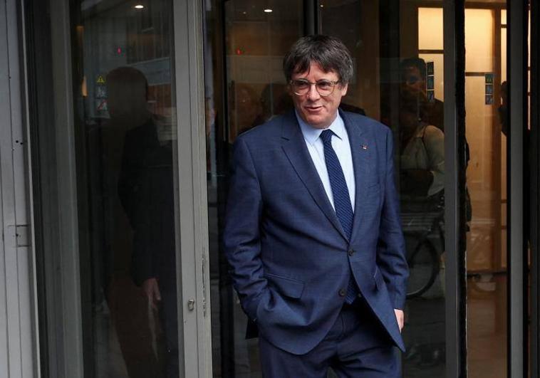 El expresidente catalán Carles Puigdemont