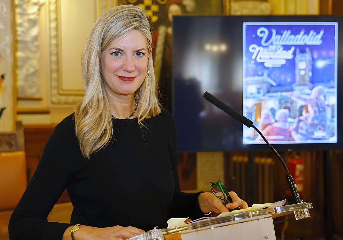 La concejala Irene Carvajal ha presentado el programa de la Navidad en Valladolid 2023