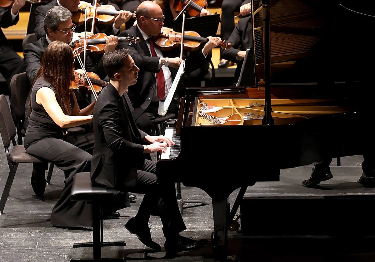 Juan Carlos Fernández Nieto, durante la primera jornada del Maratón Rachmaninov