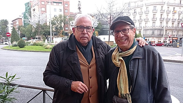 Antonio Lázaro con Brown