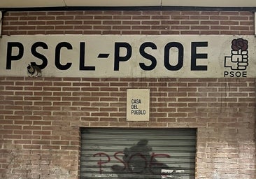 Tudanca se solidariza con los afiliados socialistas de Laguna de Duero tras las pintadas aparecidas en la sede local