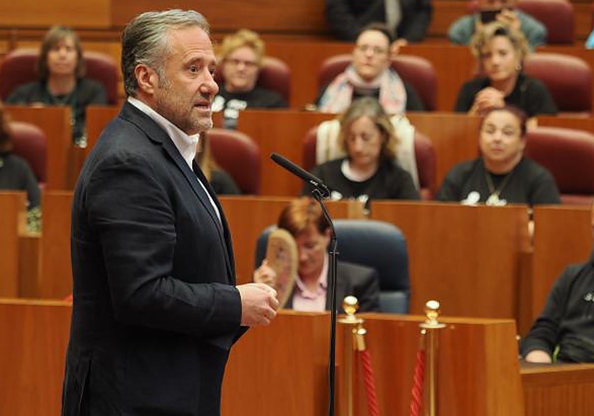 El presidente de las Cortes de Castilla y León, Carlos Pollán, en una imagen de archivo
