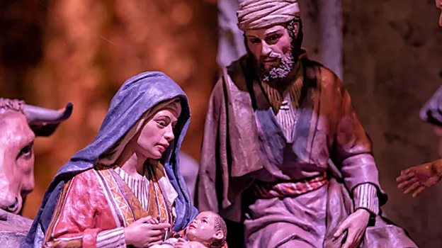 Belen Municipal expuesto en el Ayuntamiento de Madrid