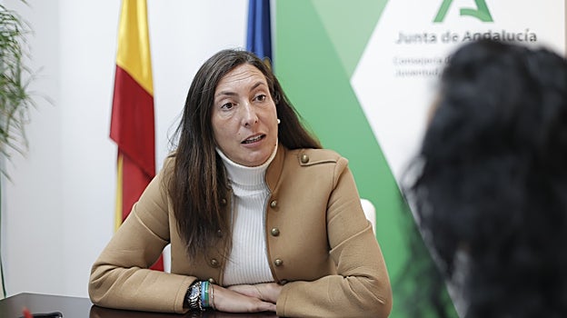 Loles López, durante la entrevista concedida a ABC