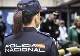 Agentes de la Policía Nacional neutralizan a una madre que amenazó a  con un cuchillo la directora de un colegio en Murcia