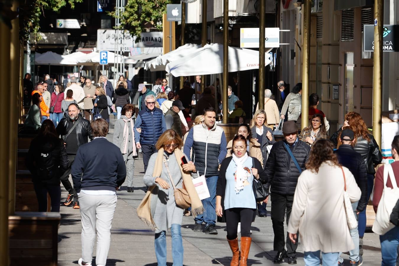 Fotos: ambientazo en la calle en busca de las ofertas del Black Friday en Córdoba