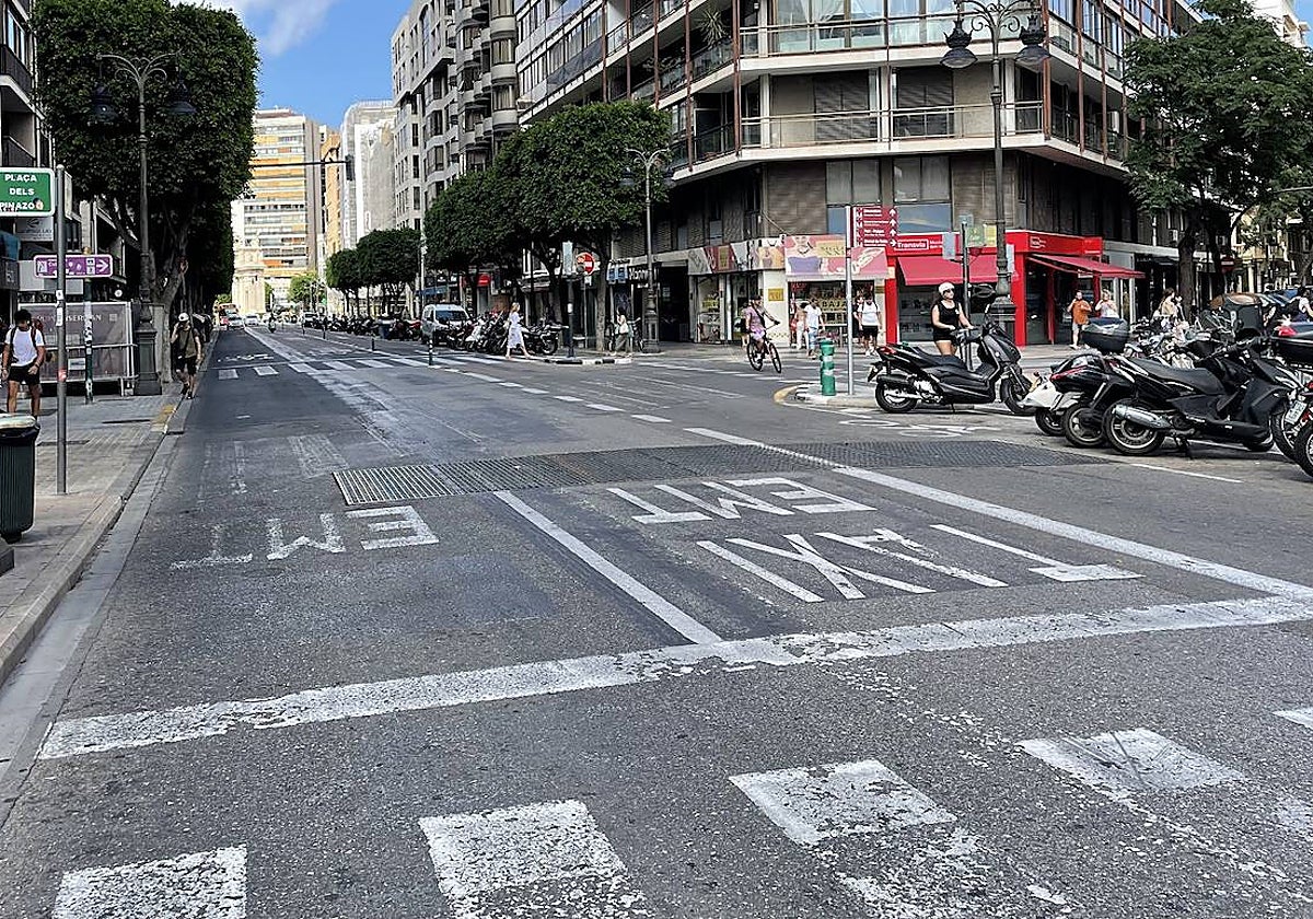 Imagen de archivo de la calle Colón de Valencia