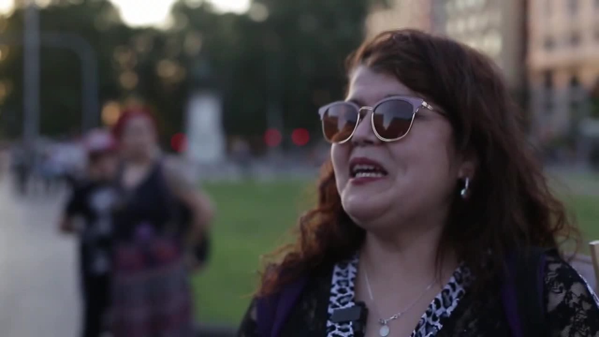 Chilenas protestan contra la violencia machista y las mujeres sin voz