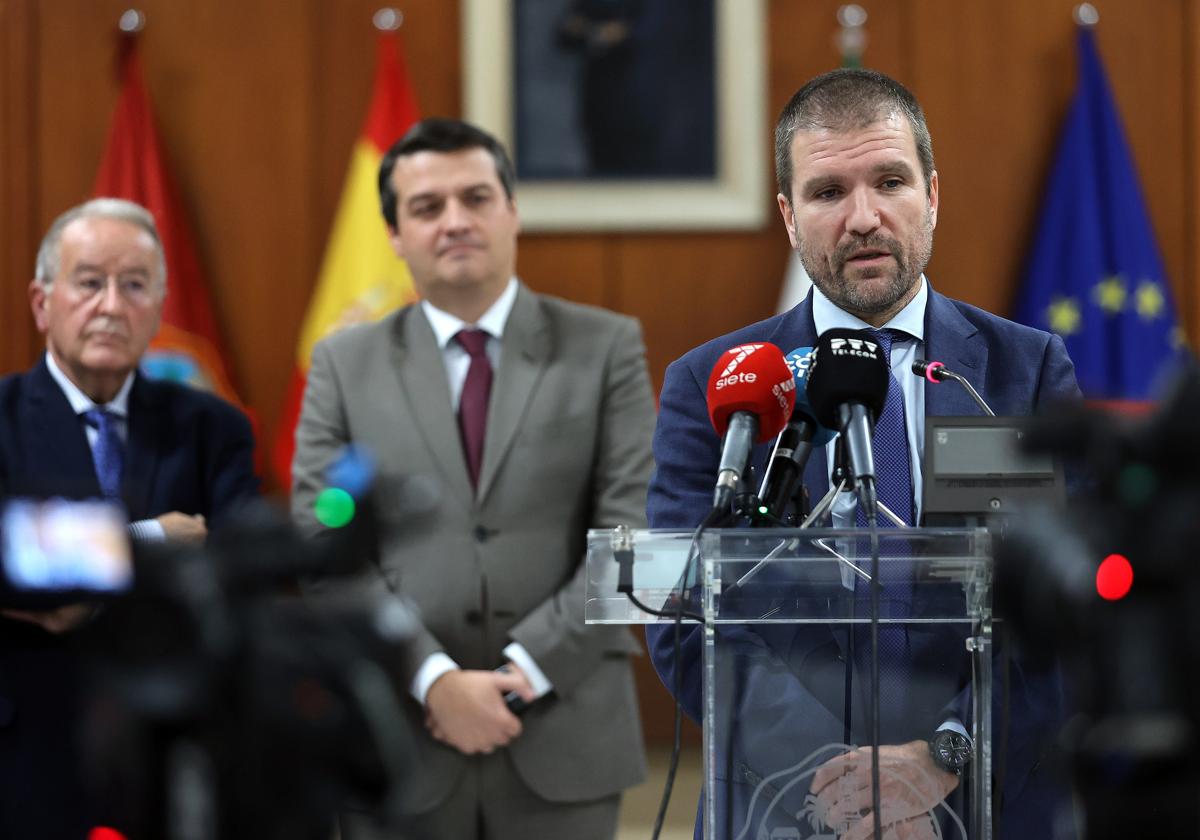 El CEO de Escribano M&E, en noviembre durante la presentación de su proyecto para Córdoba