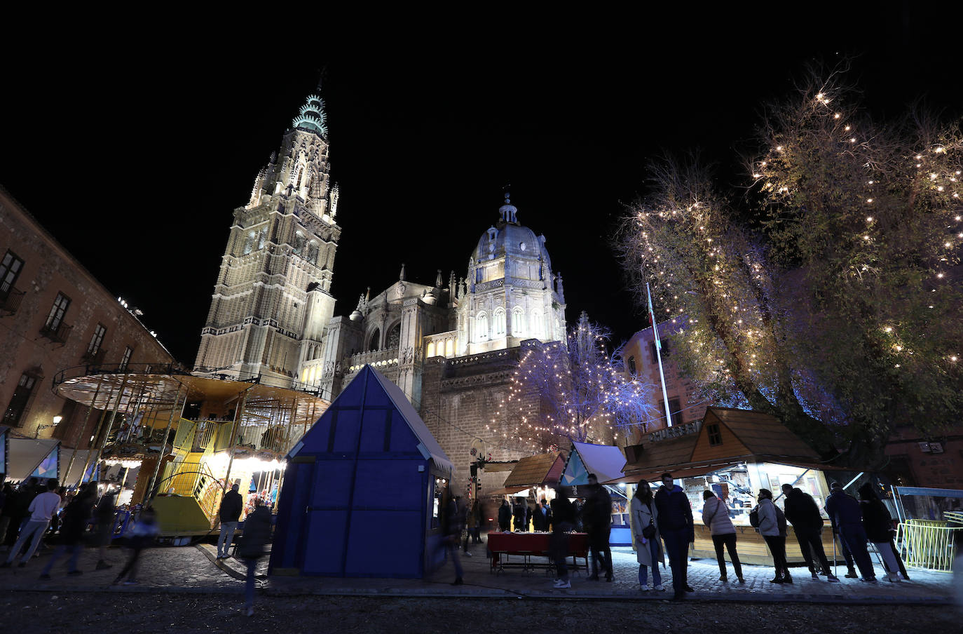 Así ha sido el encendido de luces de la Navidad en Toledo 2023