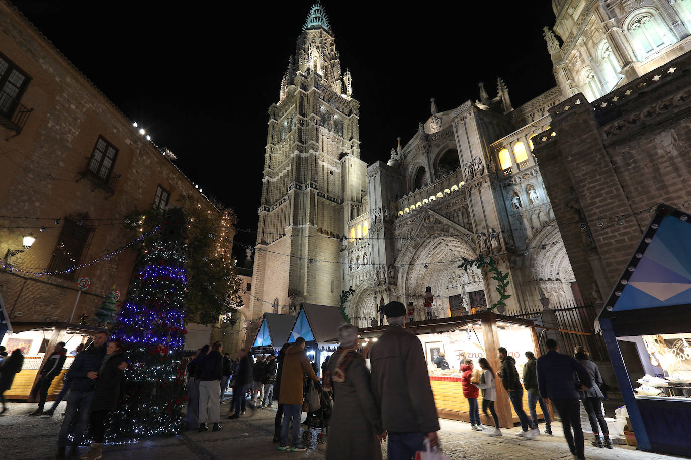 Así ha sido el encendido de luces de la Navidad en Toledo 2023