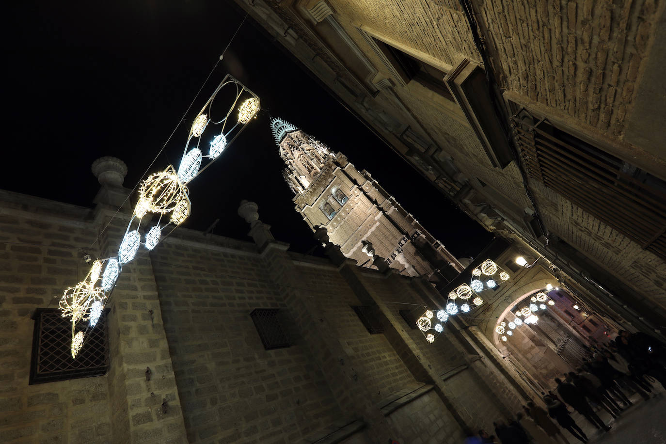 Así ha sido el encendido de luces de la Navidad en Toledo 2023
