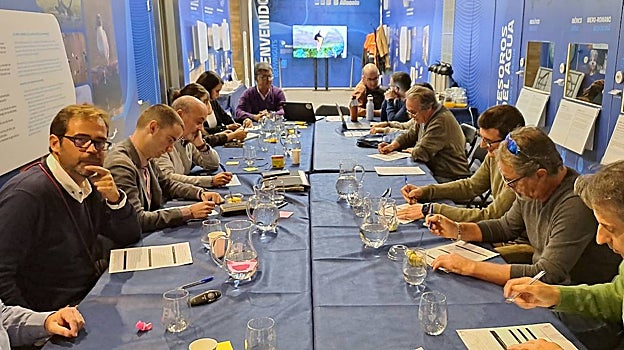 Imagen de la reunión dentro del proyecto de B-WaterSmart