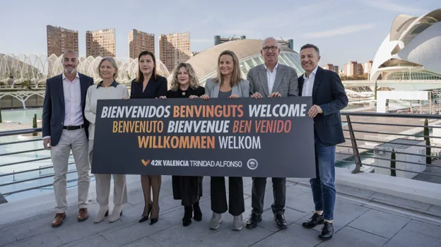 Imagen de la presentación del Maratón de Valencia