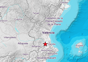 Tres terremotos sacuden de madrugada el interior de Valencia