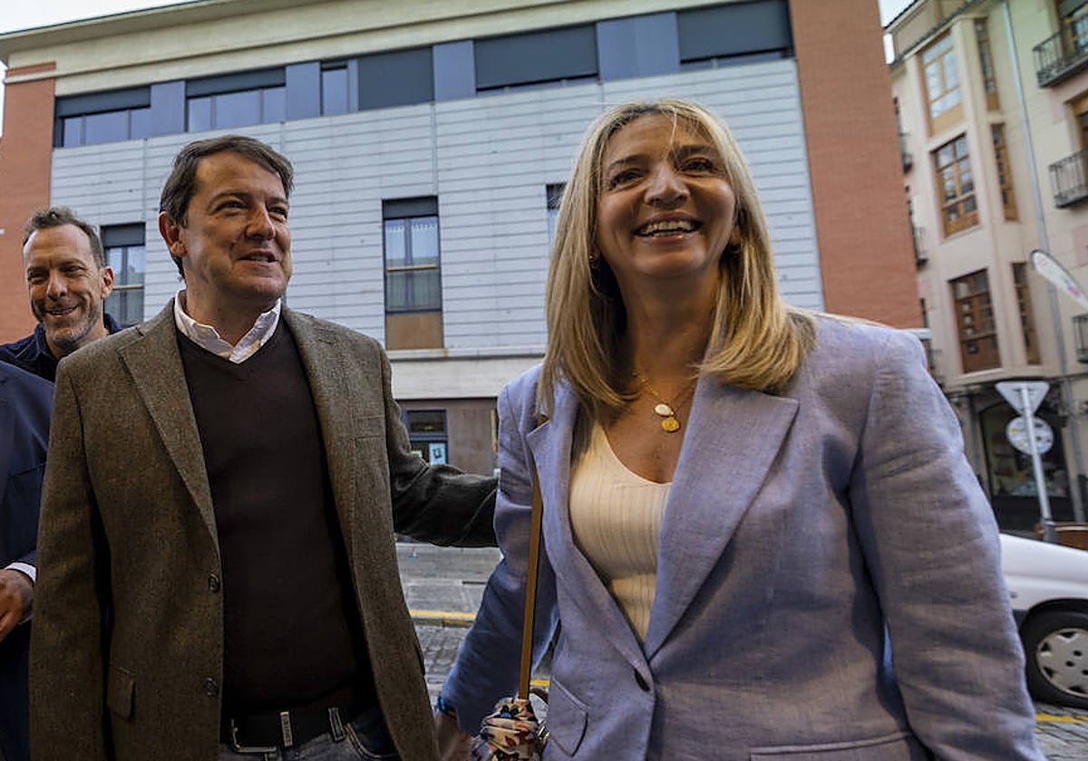 Fernández Mañueco junto a Alicia García, en una imagen de archivo