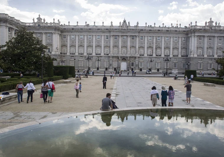 El Palacio Real, en la plaza de Oriente