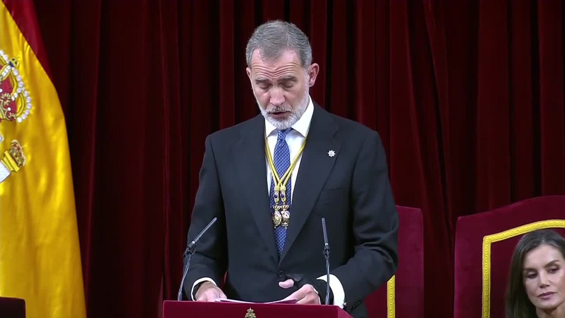 El Rey avisa que reivindicar la Constitución no es &quot;mirar atrás con nostalgia&quot;