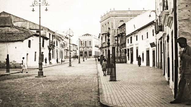 Una calle principal del municipio