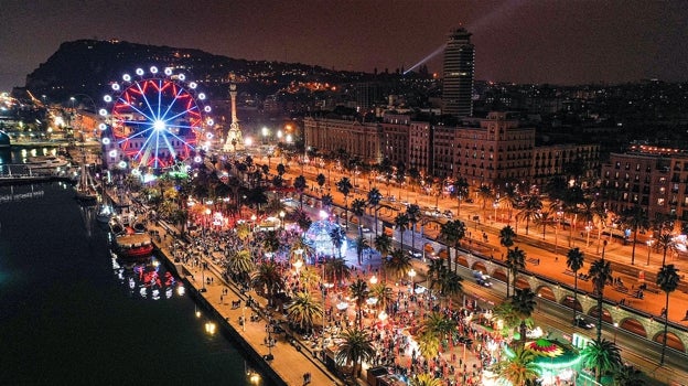 Pista de 400 metros cuadrados en el Port Vell