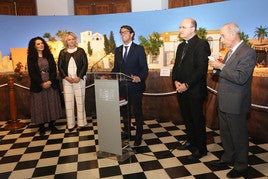 Una monumental escena circular de 15 metros preside este año la Exposición de Belenes de la Diputación