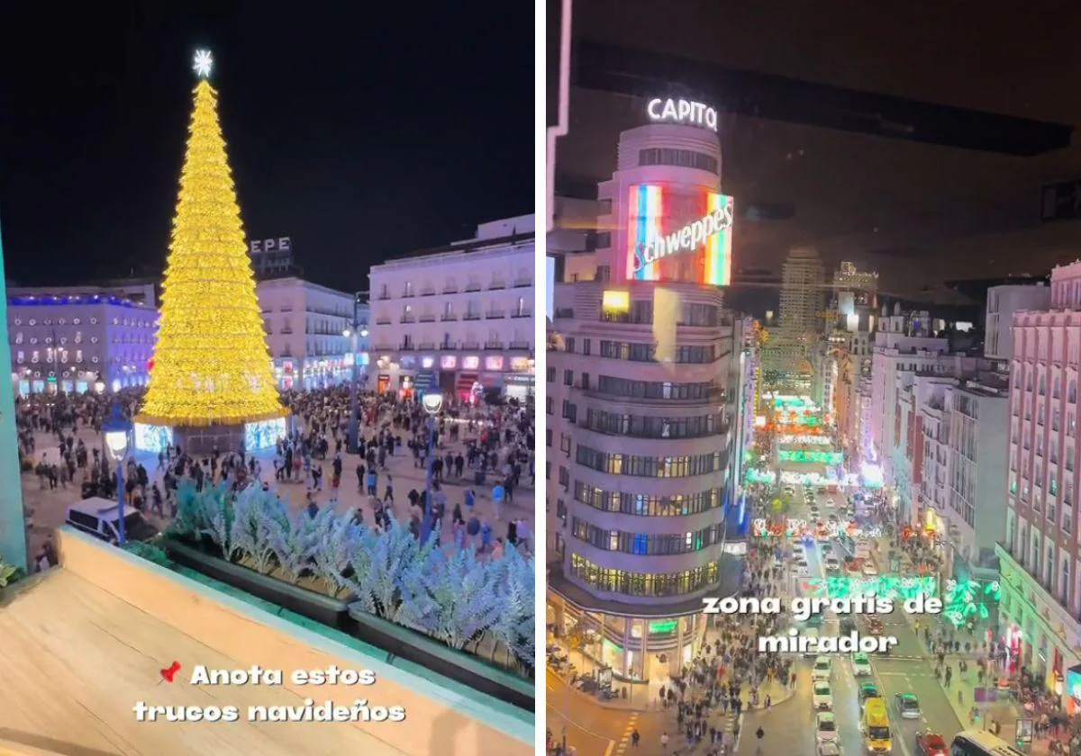 El truco para ver las luces de Navidad en Madrid sin aglomeraciones y con  vistas