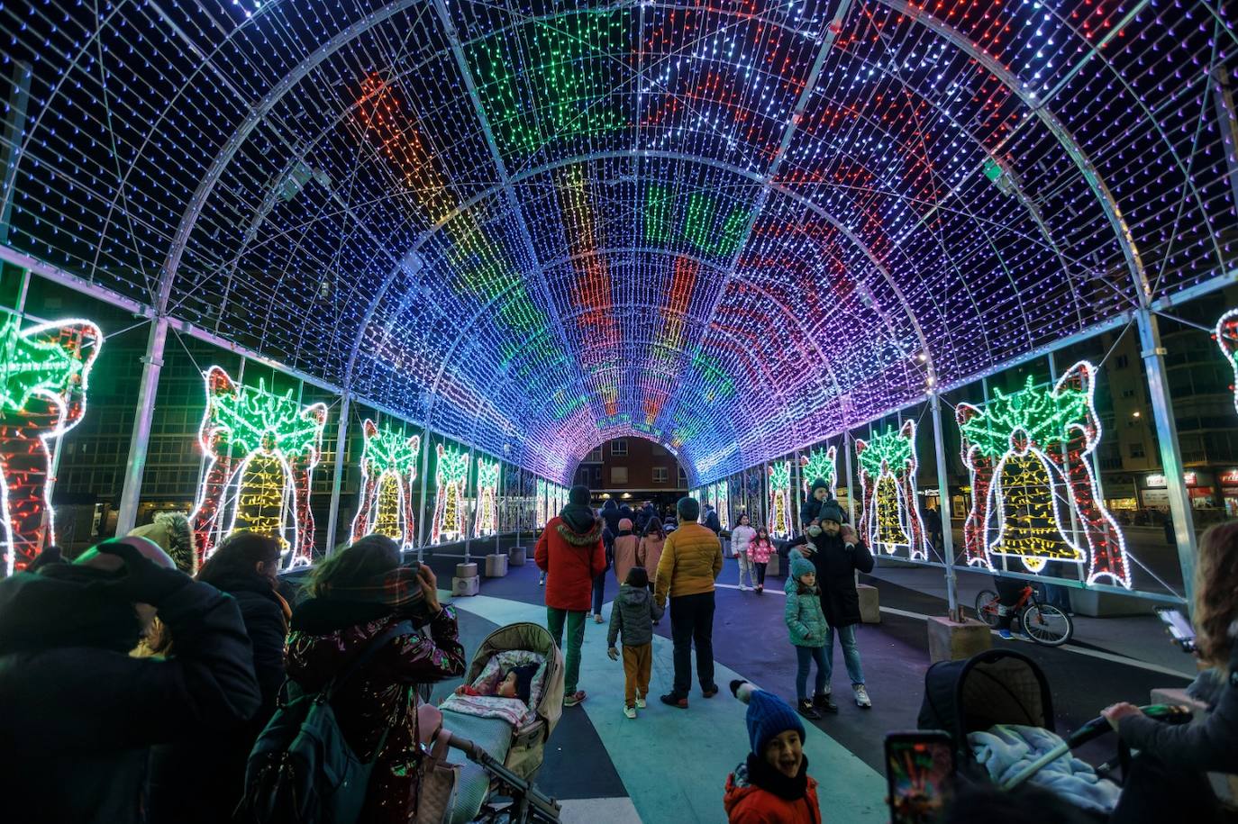 Encendido de luces en Burgos