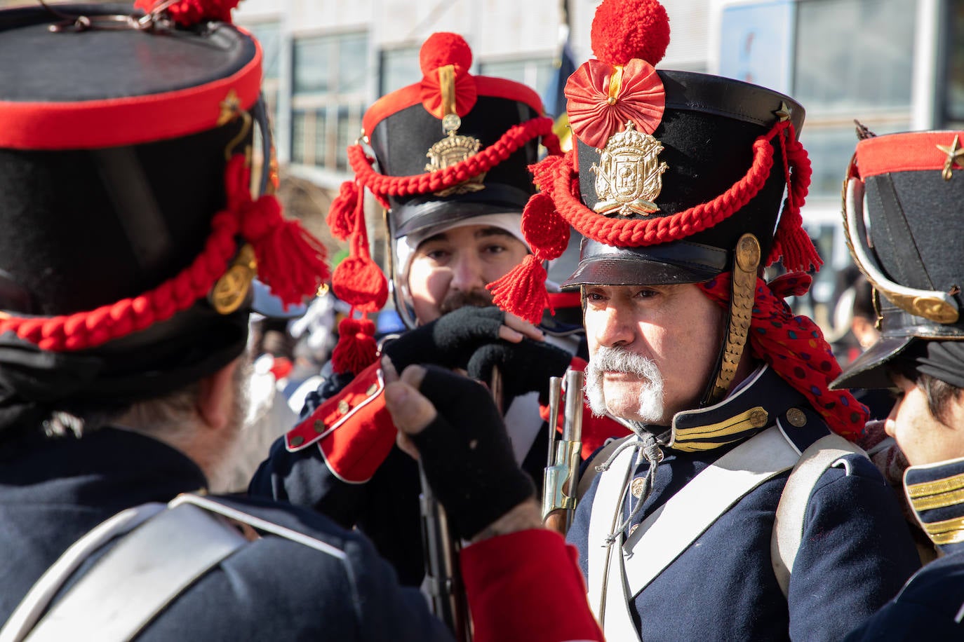 La recreación histórica de la batalla de Somosierra, en imágenes