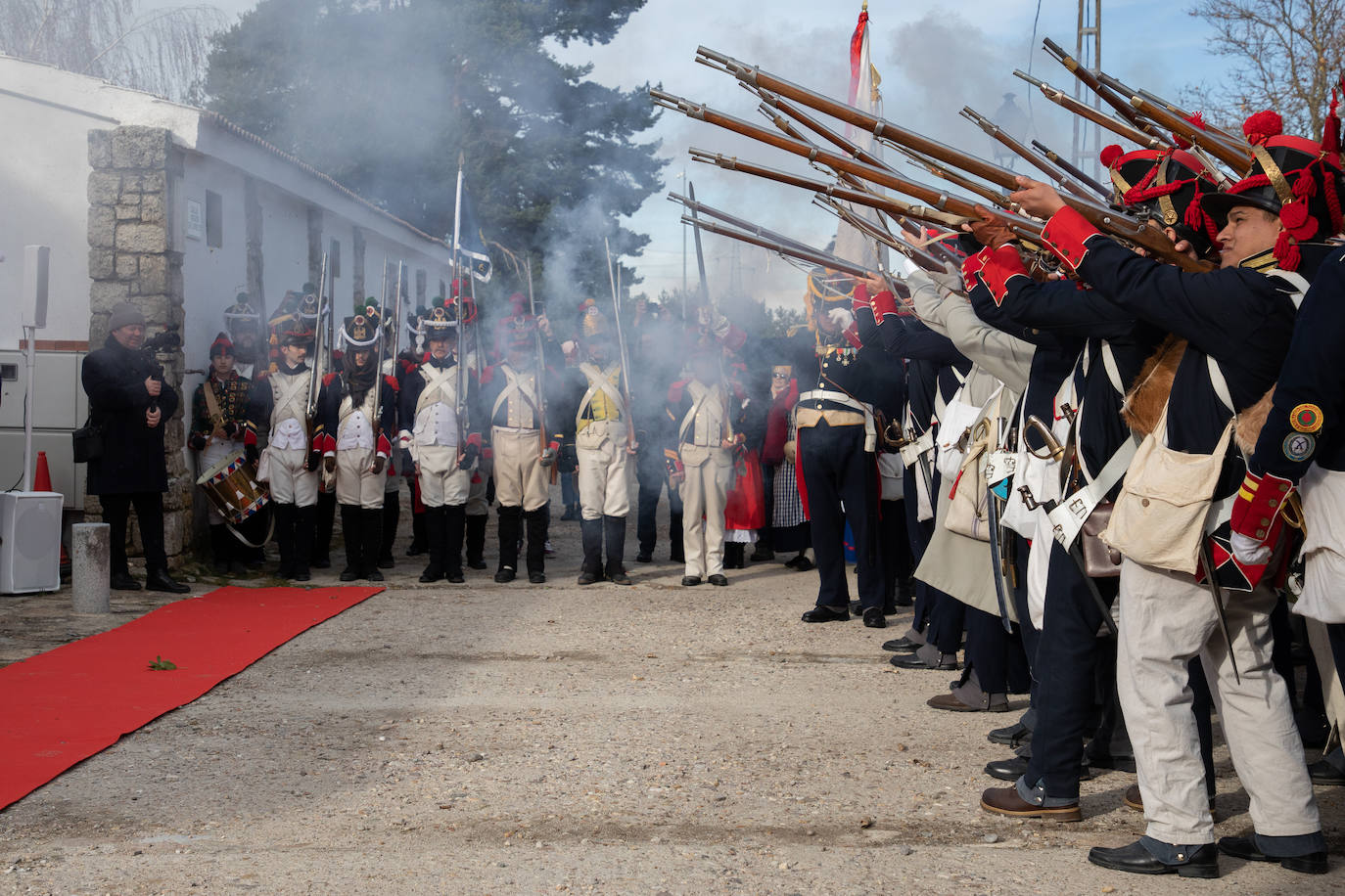 La recreación histórica de la batalla de Somosierra, en imágenes