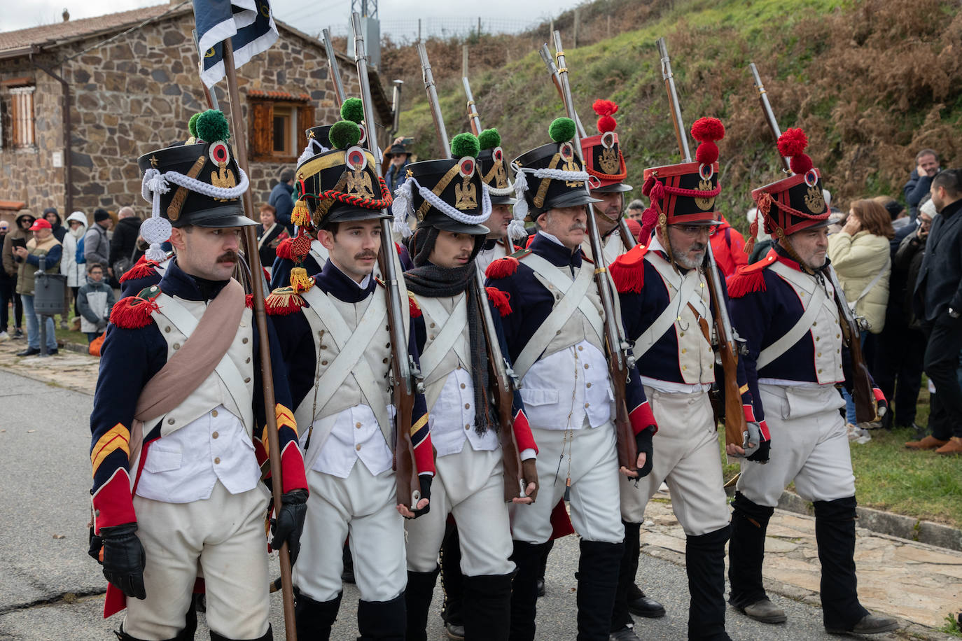 La recreación histórica de la batalla de Somosierra, en imágenes