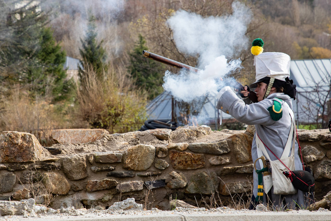 La recreación histórica de la batalla de Somosierra, en imágenes