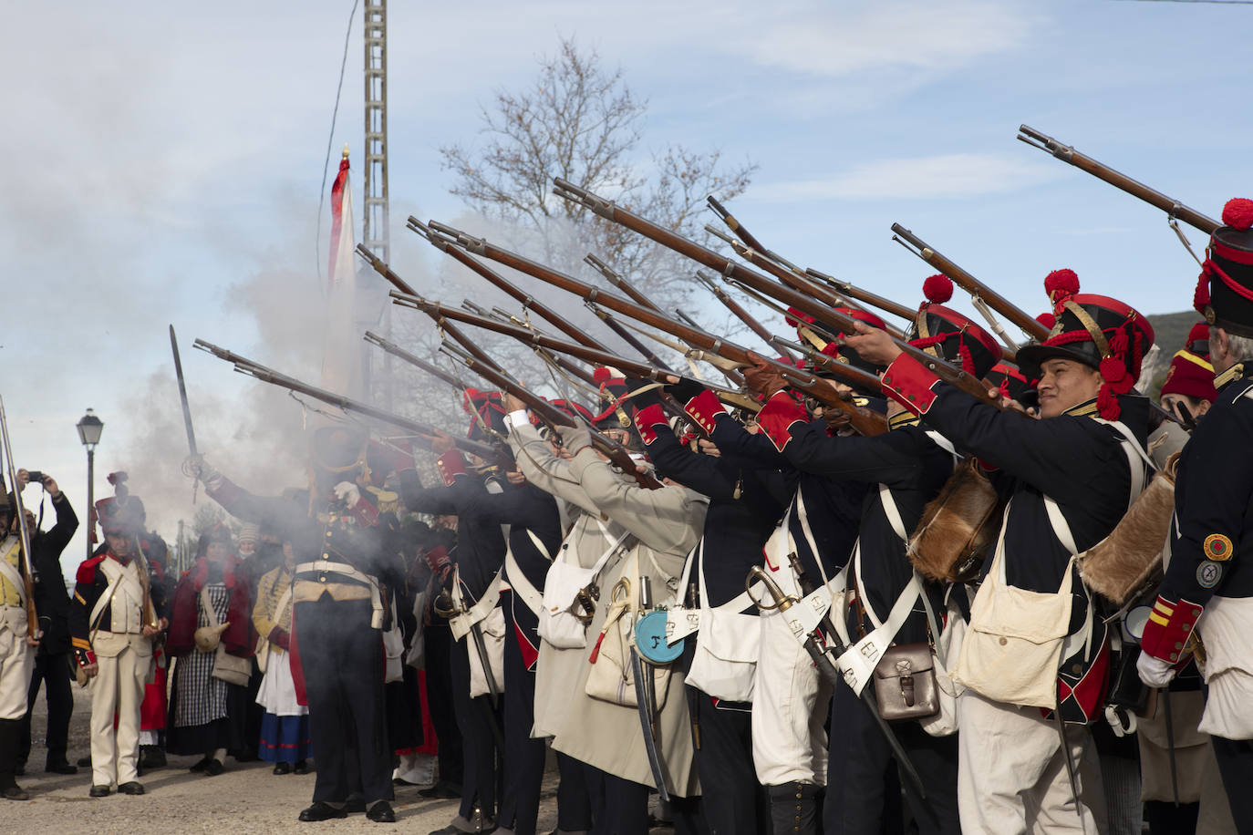 La recreación histórica de la batalla de Somosierra, en imágenes