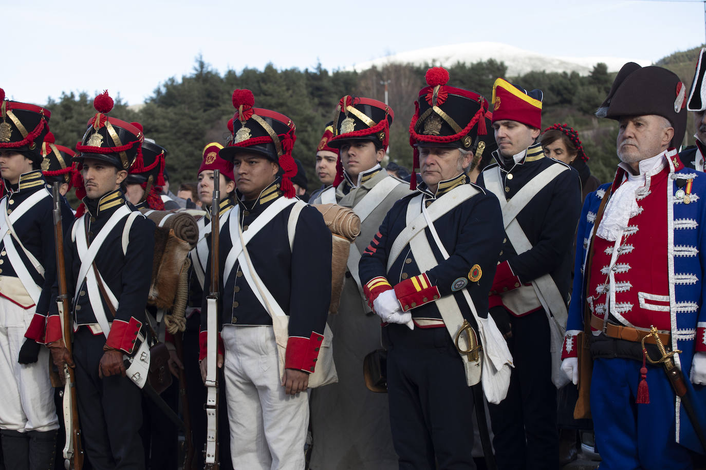 La recreación histórica de la batalla de Somosierra, en imágenes
