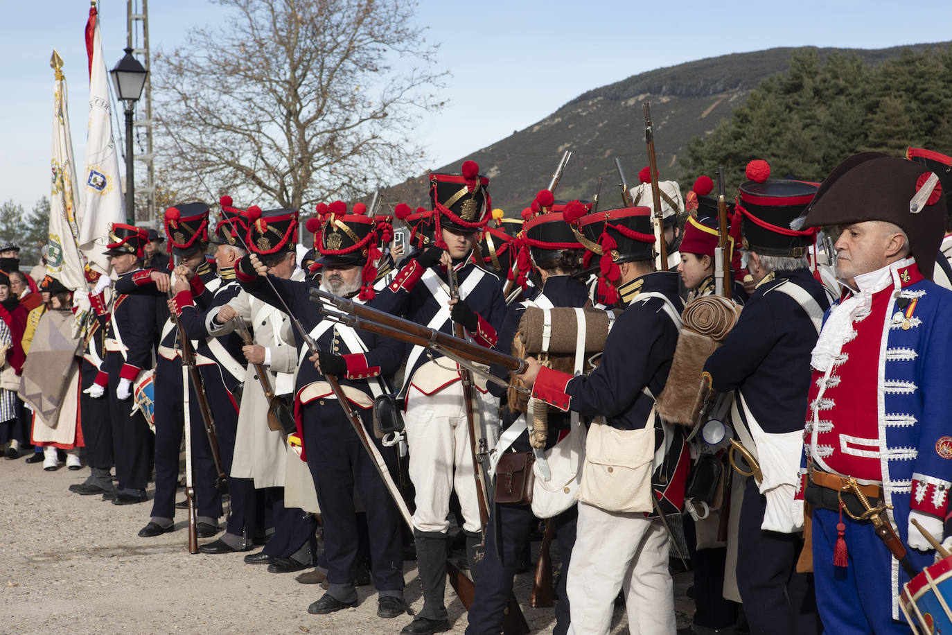 La recreación histórica de la batalla de Somosierra, en imágenes