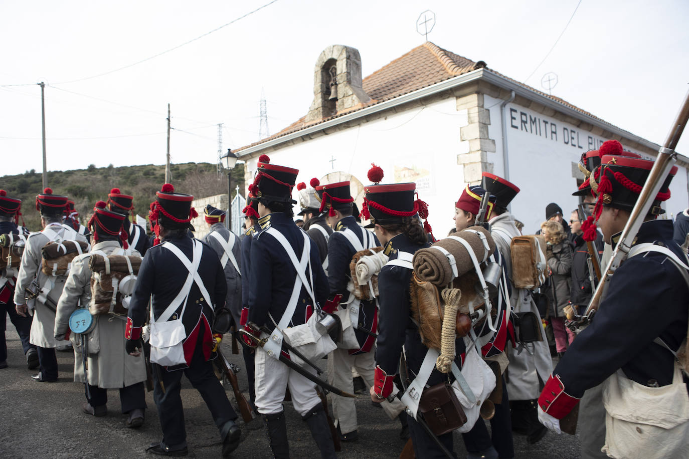 La recreación histórica de la batalla de Somosierra, en imágenes