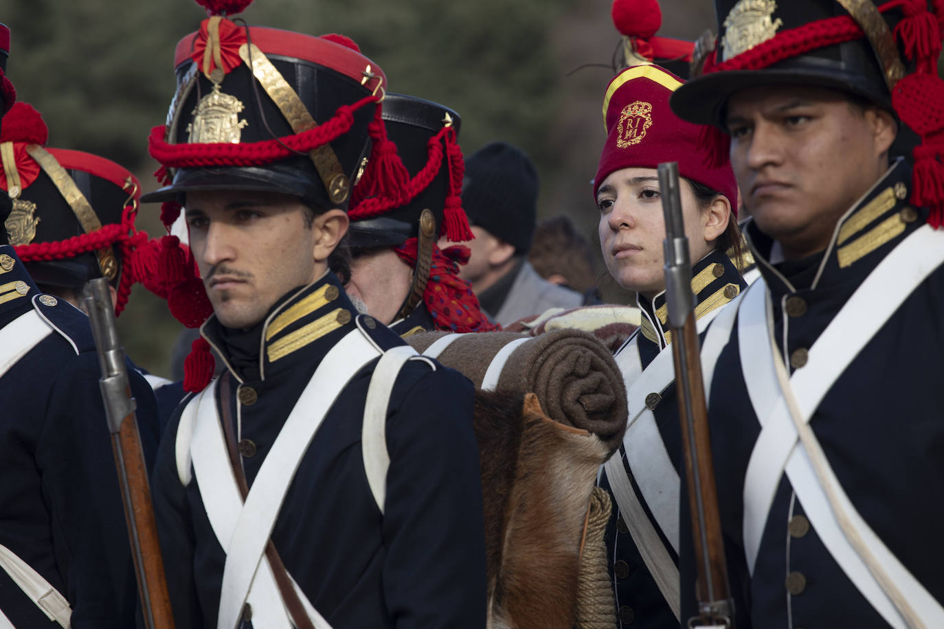 La recreación histórica de la batalla de Somosierra, en imágenes