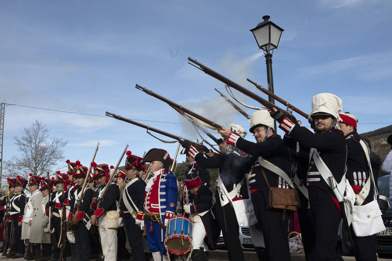 La recreación histórica de la batalla de Somosierra, en imágenes