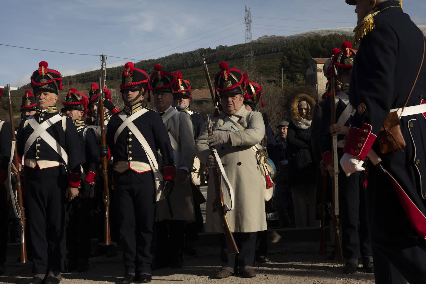 La recreación histórica de la batalla de Somosierra, en imágenes