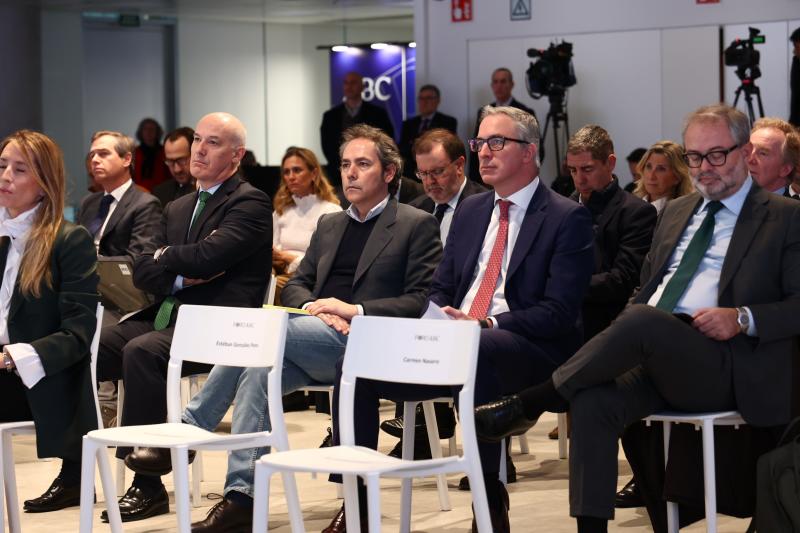 El presidente de GAD3, Narciso Michavila, entre los asistentes al Foro ABC de este lunes protagonizado por el presidente de Aragón, Jorge Azcón