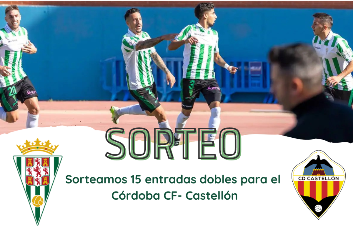 ABC Córdoba te regala 15 entradas dobles para el Córdoba CF - Castellón del sábado 9